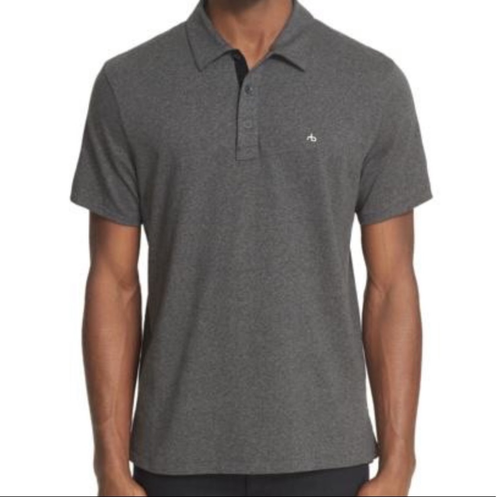 Rag and Bone Reg Fit Slub Cotton Polo NWOT